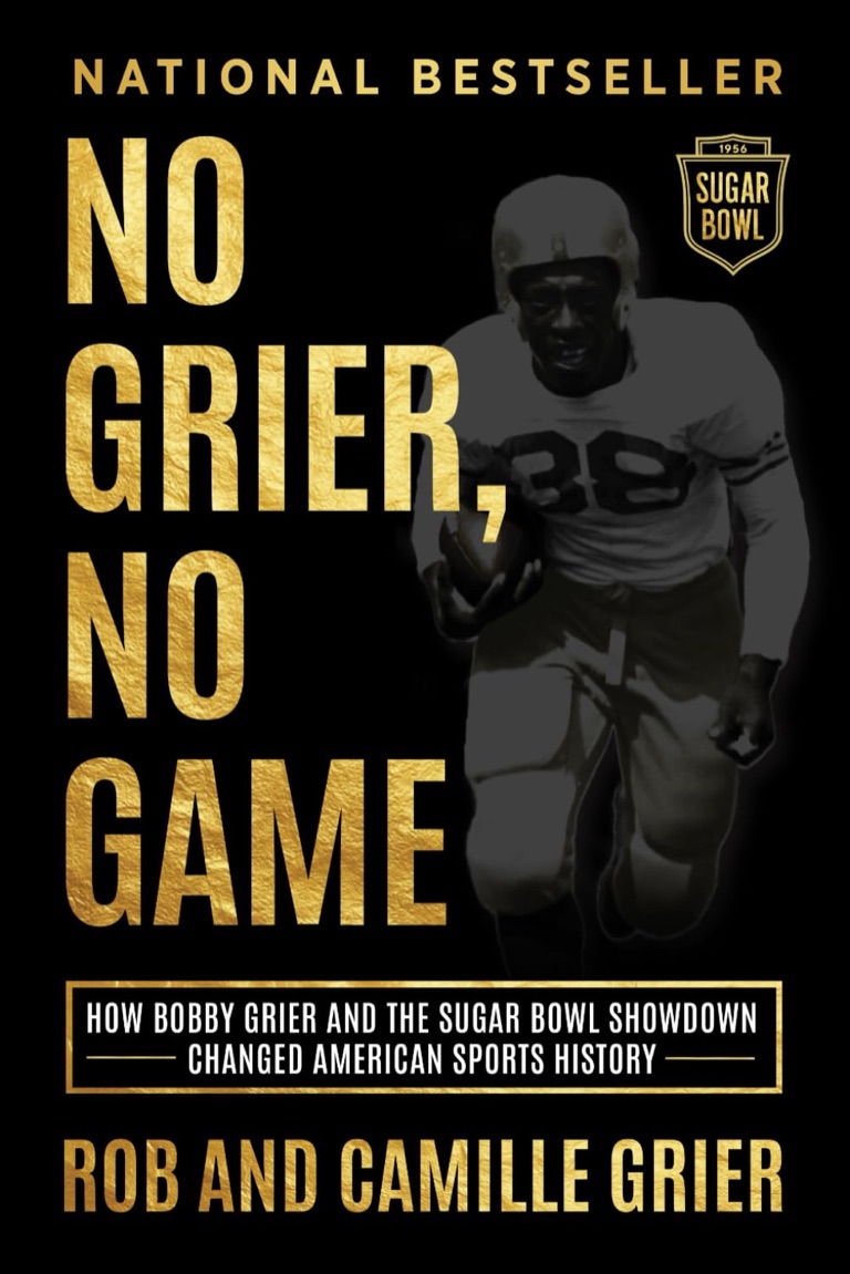 Front cover of the hardcover book No Grier, No Game by Rob and Camille Grier